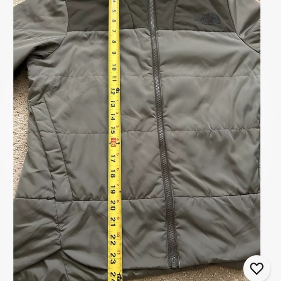 The North Face Women’s Lightweight Quilted Jacket Size M Olive Green & Gray - Picture 15 of 15